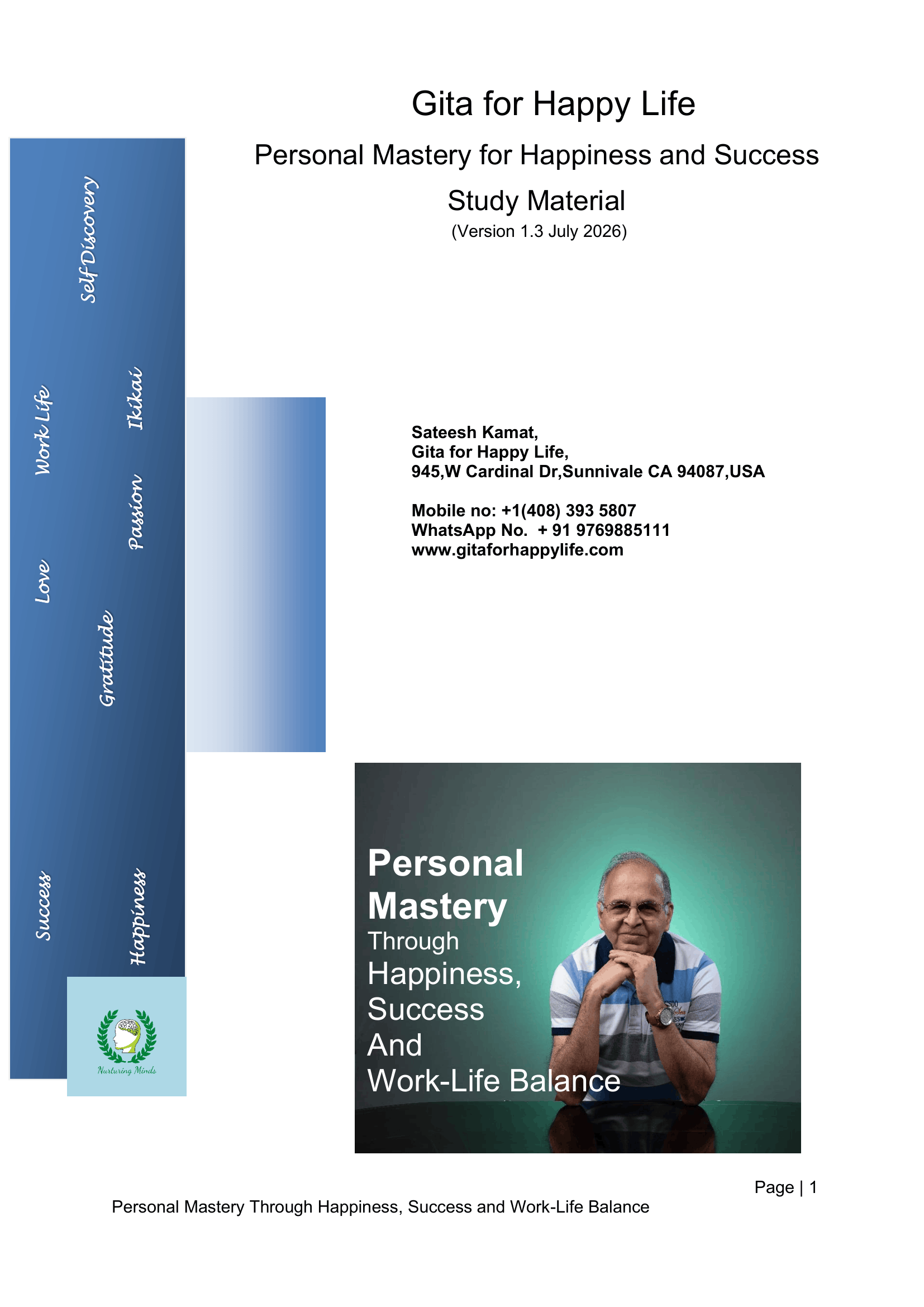 Personal Mastery Study Material